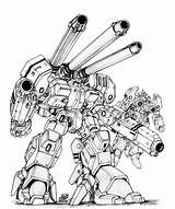 Robotech Destroid Mecha Pages Macross Vii Hwr Chuckwalton Sci Rifts Suit Palladium Rpg Expeditionary Marines Sourcebook sketch template