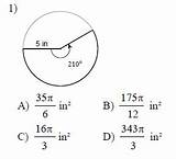 Arc Length Sector Area Circles Worksheet Answers Geometry Example Below Math Worksheets Each Question Questions Solve Medium sketch template