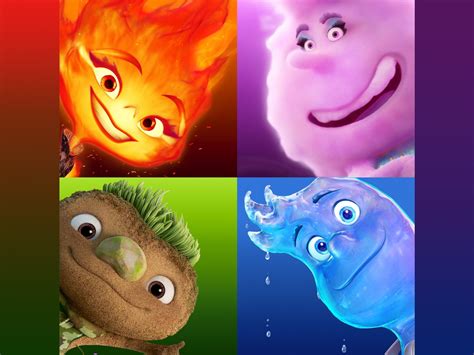 elemental opposites react teaser trailer poster pixar post