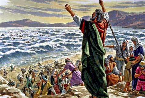 israelites  safely   red sea
