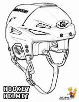 Coloring Pages Goalie Colouring Mask Hockey Helmet Ice Pads Kids Printable Printablecolouringpages Players sketch template