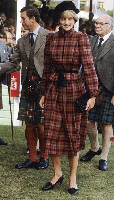 royals wearing tartan from kate middleton to meghan markle princess diana and the queen hello