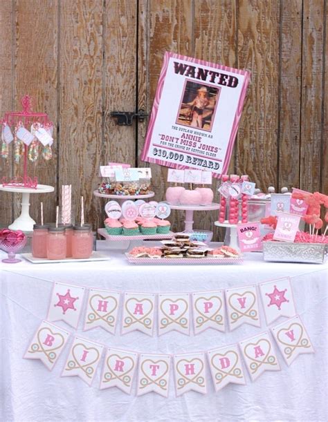 pink cowgirl birthday party guest feature celebrations  home