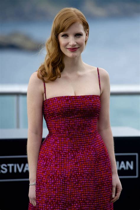 jessica chastain at disappearance of eleanor rigby photocall in san sebastian hawtcelebs