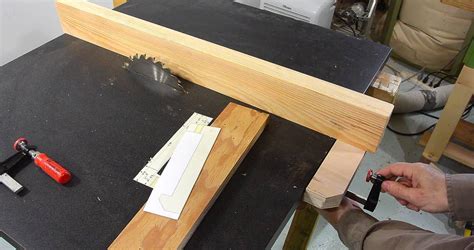 Rip Fence For The Homemade Table Saw