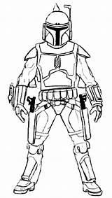 Coloring Pages Wars Star Fett Mandalorian Line Boba Armor Drawings Jango Book Template Printable Google Lego Colouring Easy Choose Board sketch template