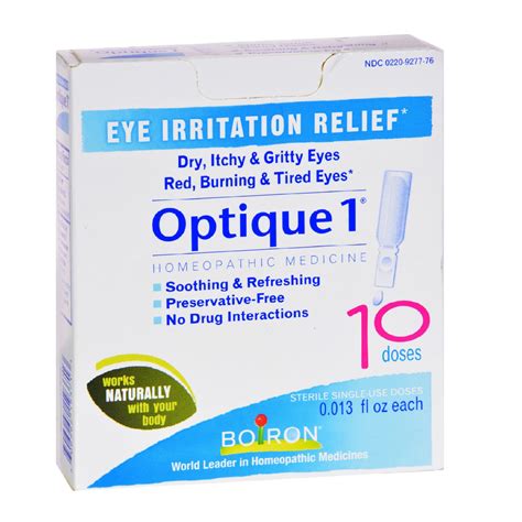 boiron optique  eye drops  single  doses carlo pacific