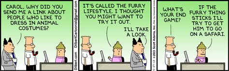 furry dilbert furry costume comics funny comics and strips cartoons funny pictures