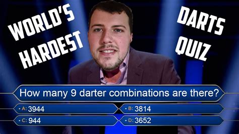 worlds hardest darts quiz      darts questions correct youtube
