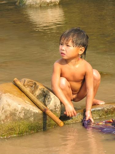 girl on river laos larsie108 flickr