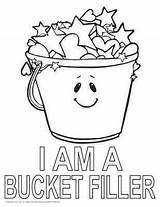 Bucket Filler Coloring Am Activities Filling Fill Pages Classroom Preschool Fillers Kindness Printables Choose Board Crafts Bucketfilling sketch template