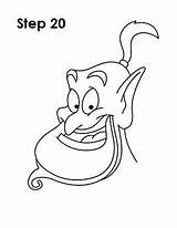 Genie Aladdin Drawing Leicht Svg Zeichne Dxf Zeichnen sketch template
