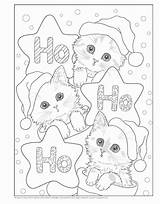 Kleurplaat Kitten Kittens Puppy Kitties Coloringhome Adults sketch template