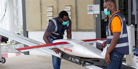 drone service zipline delivers covid  tests  africa