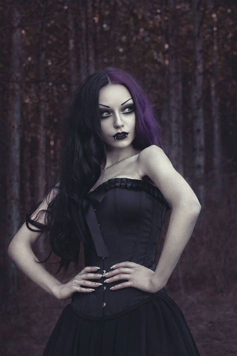 Model Darya Goncharova Dress Devilnight Welcome To Gothic And Amazing