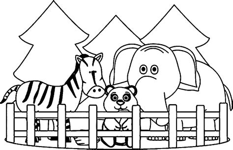 zoo coloring pages wecoloringpagecom