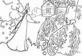 Baba Coloring Pages Kingdom Yagas Hut Colorkid Tale Fairy раскраска царевна sketch template