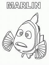 Nemo Marlin sketch template