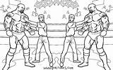 Wwe Coloring Pages Printable Everfreecoloring sketch template