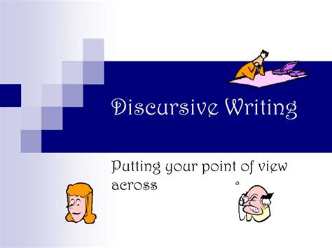 discursive writing powerpoint  id