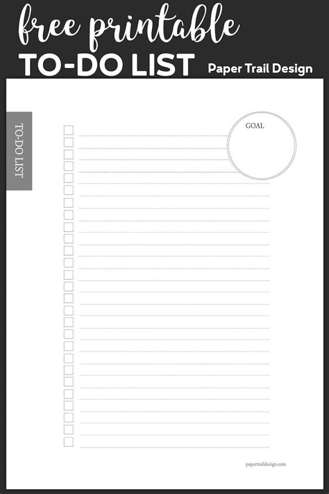 list printable template   checklist   daily