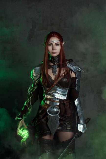 elder scrolls online cosplay is a heroic beauty elf cosplay elder