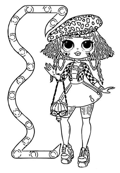 neonlicious lol surprise omg coloring page  print  color