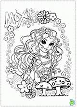 Coloring Moxie Girlz Dinokids Pages Print Library Coloringdolls Popular Close sketch template