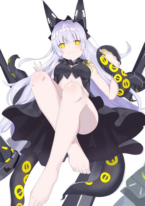 rule 34 1girls accessory azur lane black dress feet hair ornament