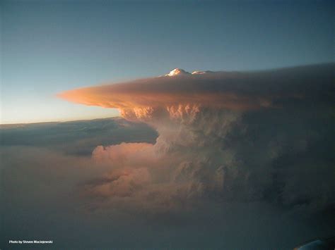 clouds space shot nature