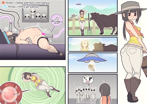 Sueyuu Alien Blush Breasts Censored Comic Cow Impregnation