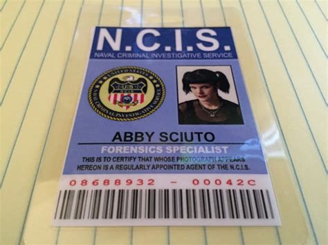 items similar to ncis abby sciuto id forensics specialist prop