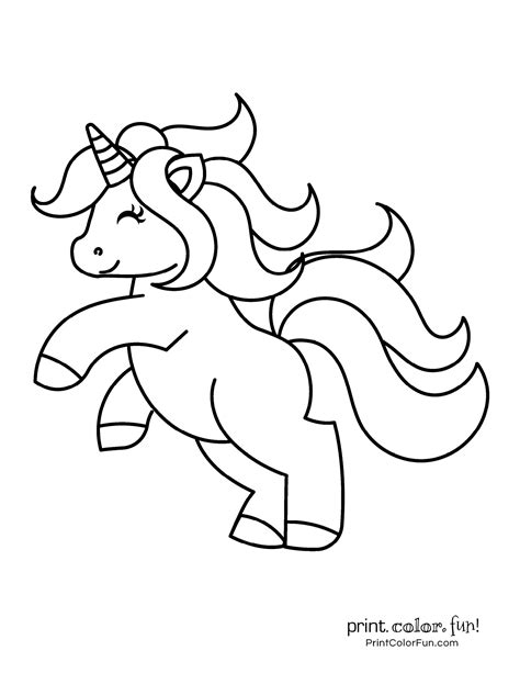 cute   unicorn   coloring pages  print