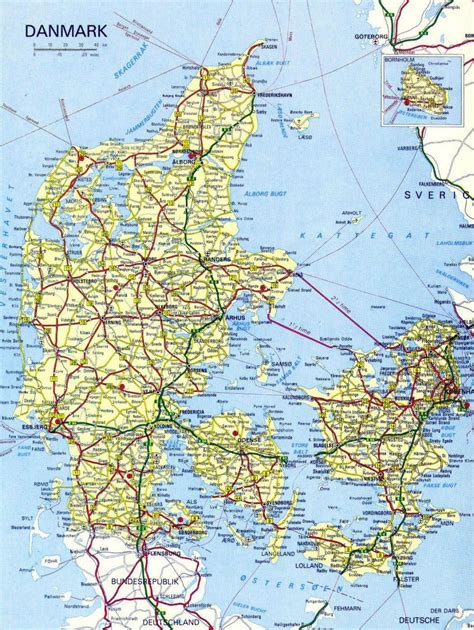daenemark staedten anzeigen daenemark landkarte mit staedten europa nord
