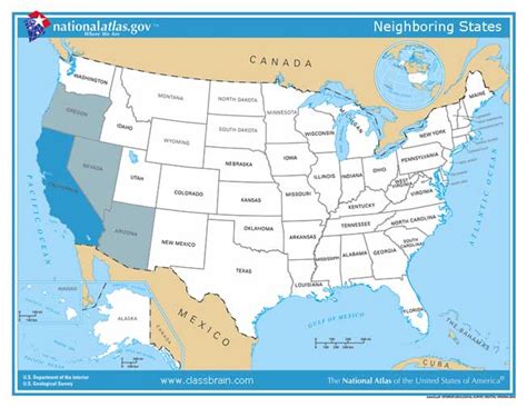 Mapa De California Usa Y Sus Ciudades World Map