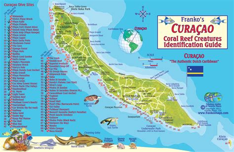 curacao fish card franko maps