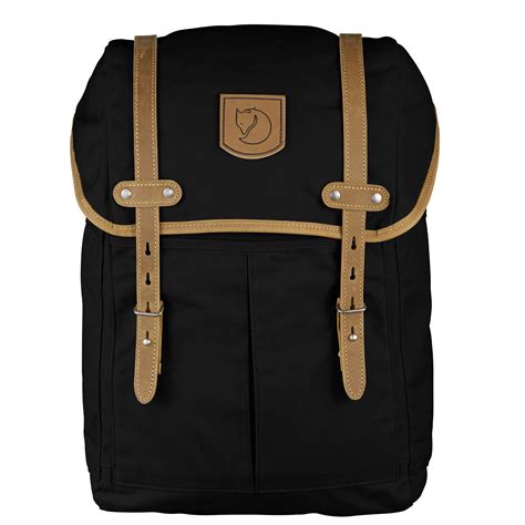 fjallraven   medium backpack black  sporting lodge