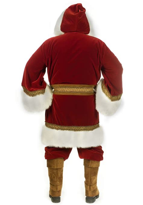 plus size old time santa costume