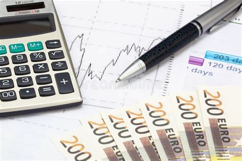 financial charts stock photo image  chart investment