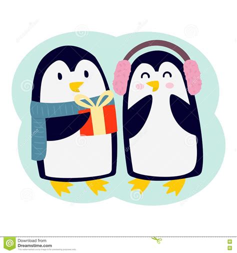 Penguin Vector Character Stock Vector Illustration Of