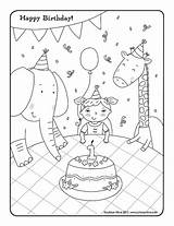 Birthday Coloring Pages First Getcolorings Printable Color Getdrawings sketch template