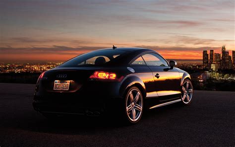 Audi Tt Black Night автомобили машины авто обои для рабочего