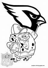 Coloring Pages Cardinals Arizona Nfl Template sketch template