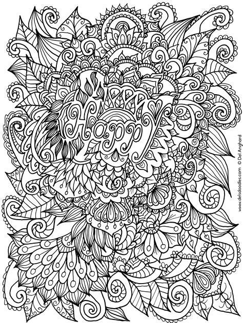 happy colouring page  welshpixie  deviantart