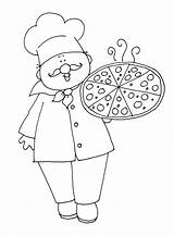 Pizza Chef Coloring Digi Stamps Pages Dolls Dearie Embroidery Book Colouring Choose Board Pizzeria Kids Posted Am Logo Easy Print sketch template