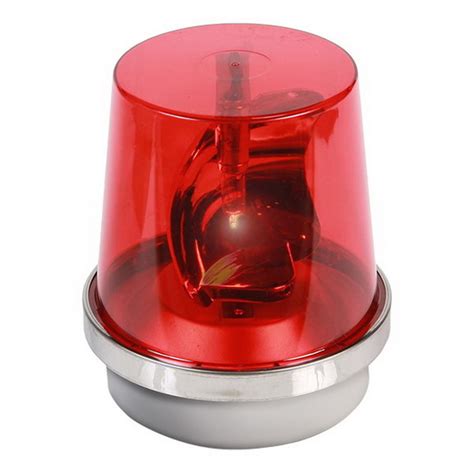 edwards   wh halogen rotating beacon light  volt ac  amp red   npt