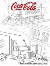 Cola Coca sketch template
