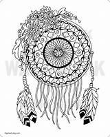Dream Coloring Catcher Pages Adult Sunflower Adults Easy Drawing Dreamcatcher Catchers Printable Butterfly Getcolorings Getdrawings Mandala Choose Board sketch template