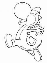 Coloring Yoshi Mario Pages Super Library Clipart sketch template