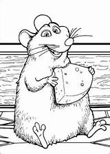 Ratatouille Coloring Pages Cheese Remy Tasty Coloriage Para Colorear Color Kids Printable Book Fun Dibujos Family Drawing Ausmalbild Imprimir Mouse sketch template